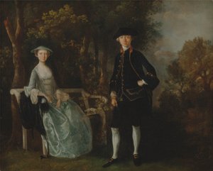 Lady Lloyd e suo figlio, Richard Savage Lloyd, di Hintlesham Hall, Suffolk da Thomas Gainsborough